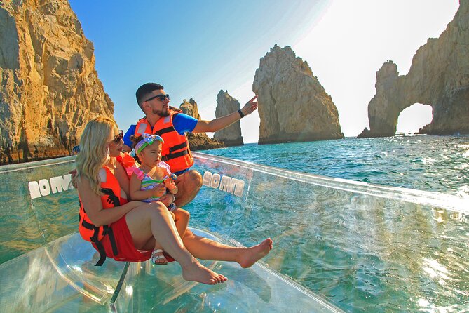 1 hour Private Navigation in Transparent Boat Arco de Los Cabos - Land’s End and the Tropical Fish Area: The Underwater Part You Actually Came For