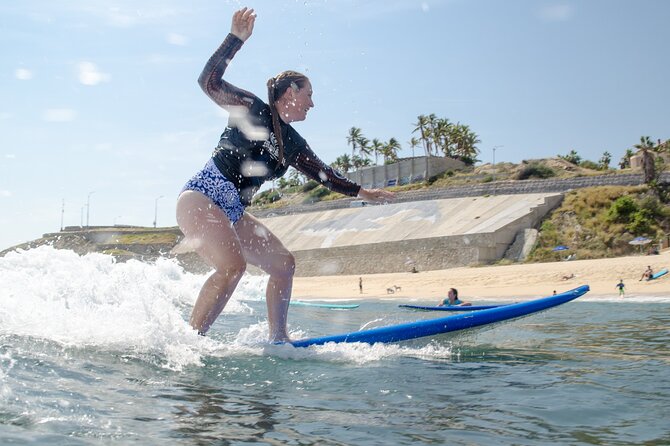 120 Min Surf Lesson / Great for All Levels - Refreshments after surfing, and the plastic-free water tip