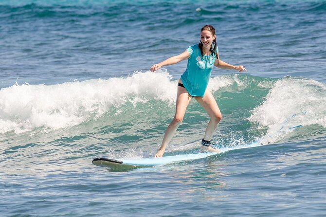 120 Min Surf Lesson / Great for All Levels - Price and value for $166.50, plus optional hotel pickup