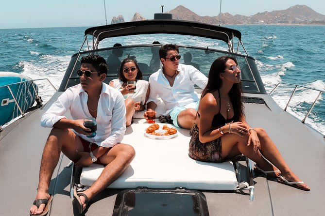 3Hr Private Yacht Cruise in Cabo As if you were aboard your own Private Yacht.Al - Beach time at Santa Maria, Chileno Bay, or El Médano