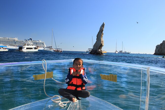 45 Minute Transparent Boat Ride to the Arch of Cabo San Lucas - Getting to the marina and finding your boat