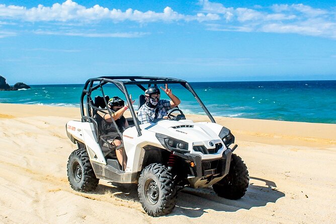 Adventure in Los Cabos Margaritas beach in ATV/UTV desert tour - G-Force Adventures Start: Gear Up, Get Oriented, Then Ride