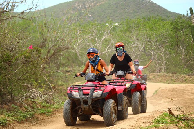 ATV, Beach and Desert Adventure with Tequila Tasting - Entering the ATV part: warm-up, safety gear, and the kind of driving you get