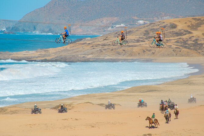 Beach ATV Adventure, Free Horseback Ride, and Sky Bike Experience - Horseback Along the Beach: Gentle Quarter Horses, Real Coastal Air