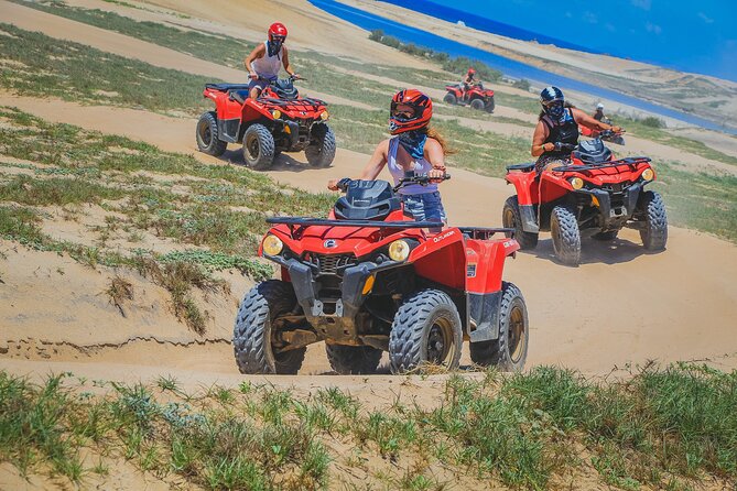 Beach, ATV, and Camel Ride Combo Tour - Your ATV hour: driving on sand dunes with safety gear