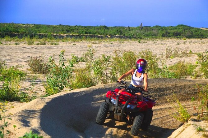 Cabo ATV and Camel Ride Combo Migriño Adventure - Clean Up, Cold Drinks, and Using the Locker Room Without Stress