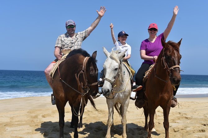 Cabo Desert Off-Road & Beach Horseback Combo and Tequila Tasting - Horseback on Cabo’s white sand beaches, the wow factor part