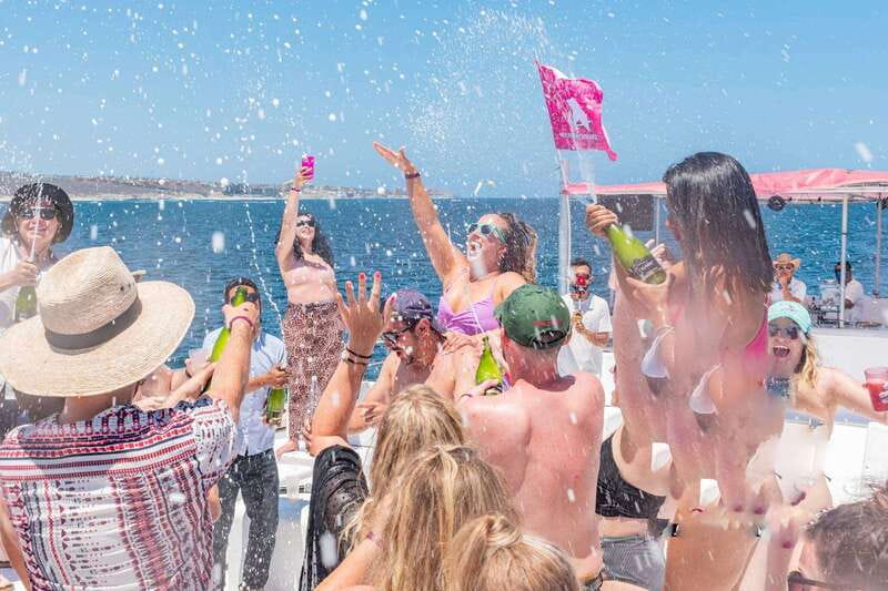 Cabo San Lucas: Adults-Only Boat Party with Drinks & Live DJ - Swimming and Water Activities, Built Into the Fun
