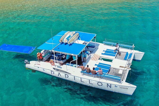 Cabo San Lucas All-Inclusive Private Catamaran Snorkeling Cruise - Boarding at Papillon Yachts, then your first splash of freedom