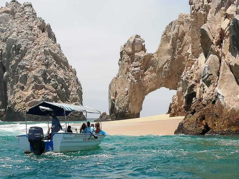 Cabo San Lucas: glass-bottom boat ride to "End of the Earth" - Glass-bottom boat reality check: windows, fish, and comfort