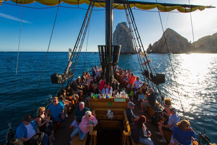 Cabo San Lucas: Pirate Cruise with Snorkel Treasure Hunt - Treasure-Map Views and the Cabo Arch Moment
