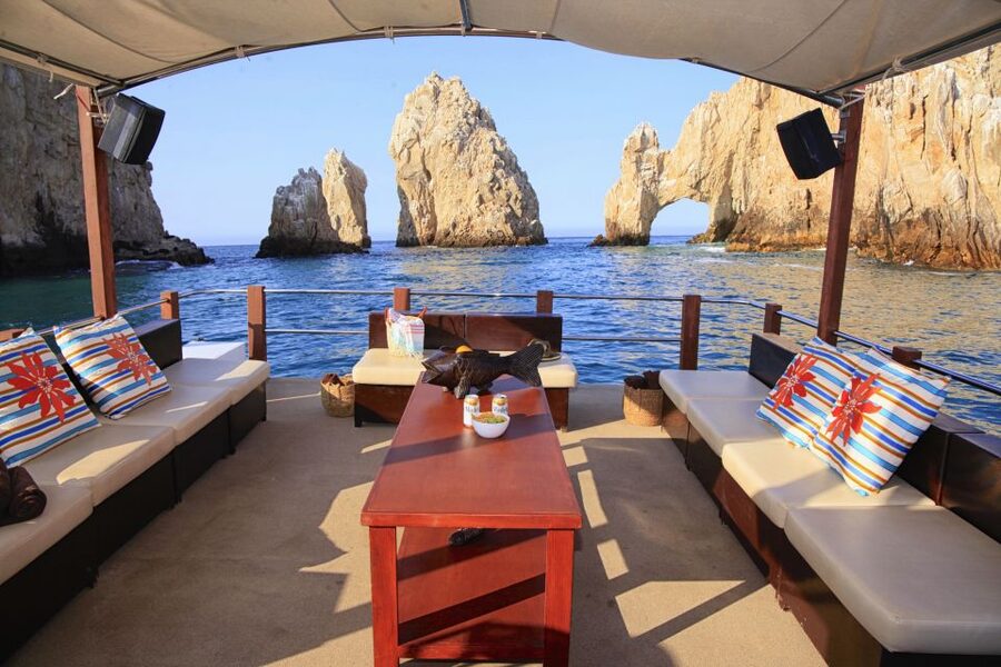 Cabo San Lucas: Private Catamaran Tour with Snorkeling - Medano Beach from the water, and why it feels different