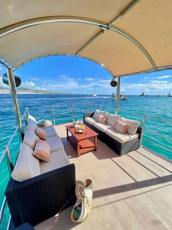 Cabo San Lucas Private Mini Catamaran Tour - The Semi-Private Beach Stop: Snorkel, Swim, Paddle Board, Repeat