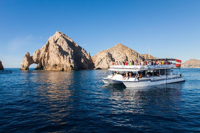 Cabo San Lucas Sunset Dinner Cruise with Open Bar - DJ, dancing, and the loud-deck effect