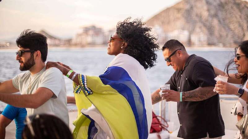 Cabo San Lucas: Sunset Party Cruise with Open Bar - Pacific Ocean Sunset Side: Gorgeous Views, Motion Considerations