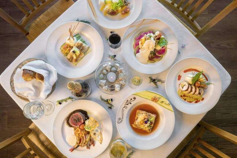 Cabo San Lucas: Sunset Premier Dinner & Show Cruise - The air-conditioned dining room and your 3-course plated dinner