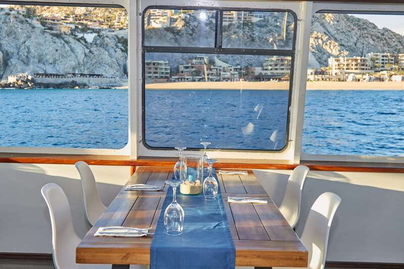 Cabo: Sunset Cruise with Dinner, Music & Open Bar - Cruise portion: upper deck comfort, waves, and music