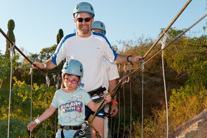 Cabo Zip-line and Rappelling Adventure - Rappelling in Cabo: the part that turns thrill into real effort