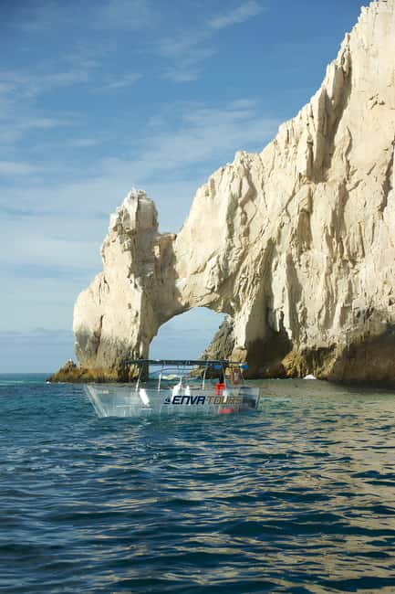 City Tour to Cabo San Lucas and Transparent boat to the Arch - Tequila tasting and the pearl demonstration: two shopping-adjacent stops