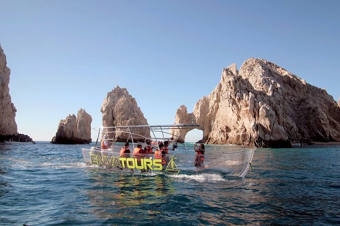 Clear Boat Ride in Los Cabos - Entering the “see-through” boat mindset