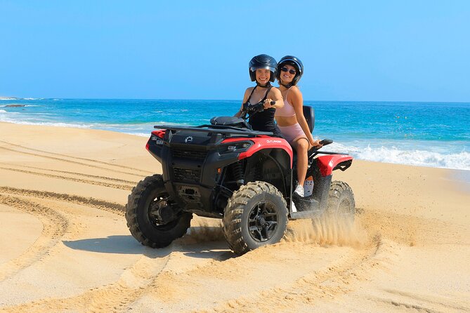 Combo 4x4 Automatic ATV and Camel Ride Tour in Cabo San Lucas - ATV and camels in Cabo, with Playa Migriño as the payoff