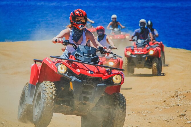 Combo 4x4 Automatic ATV and Camel Ride Tour in Cabo San Lucas - Stop 1 at Cactus Tours: pickup, check-in, and the ATV readiness phase