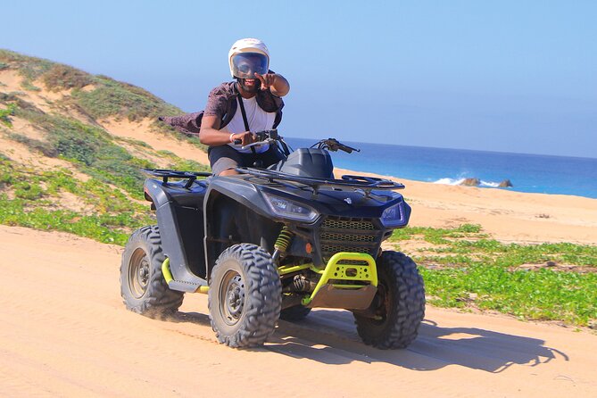 Combo Horseback Ride and Sky Bike in Cabo - Playa Migriño: golden sands, whale season, and the horseback plus sky-bike combo