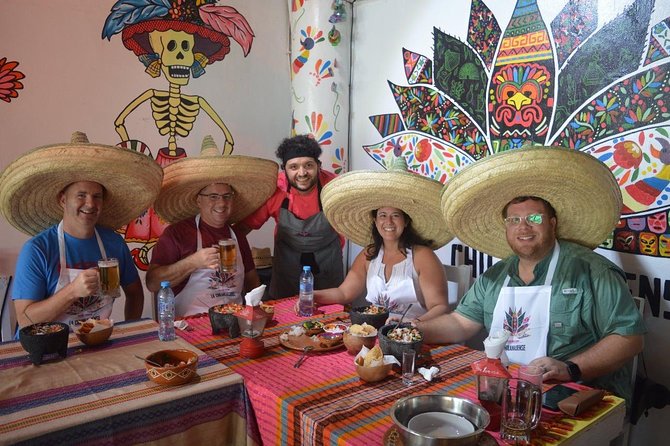Cooking classes + margaritas and mezcal tasting - Roasted salsa and guacamole: where flavor gets built