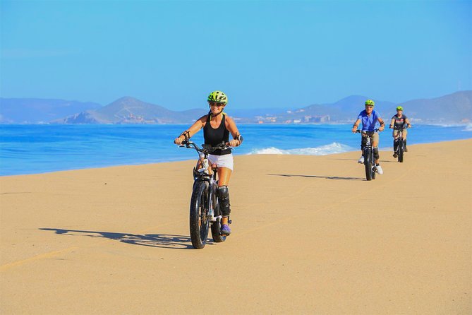 Electric Bike Beach Adventure with Tequila Tasting and Lunch - Arriving at Tierra Sagrada: gear up before you ride