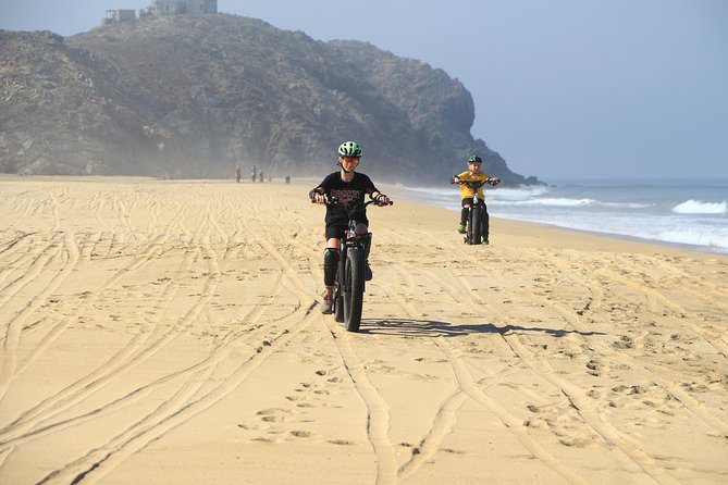 Electric Bike Beach Adventure with Tequila Tasting and Lunch - Desert trails: cacti, shallow canyons, and the view payoff