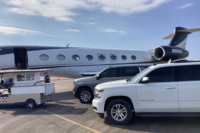 Elevate Your Journey with Full Service Affordable Transport - Your SJD Arrival Meets Umbrellas and a Driver With Your Name