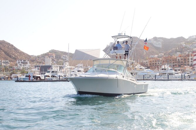 Exclusive Phantom II Fishing in Cabo San Lucas - Boat setup on Phantom II: outriggers, gear, and feeling safe