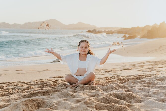 Family photo shoot on beach monuments - Meeting Point, Hours, and Timing in Cabo San Lucas