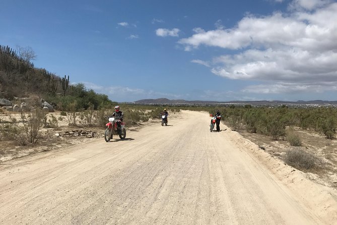 full day off road motorcycle adventure, Cabo Pulmo or Santiago waterfalls - Stop 1: Cabo Pulmo Marine Preserve and the Marie Park beach moment