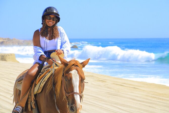 Horseback Riding Beach and Desert in Cabo - The included comforts: water, tequila tasting, and guide support