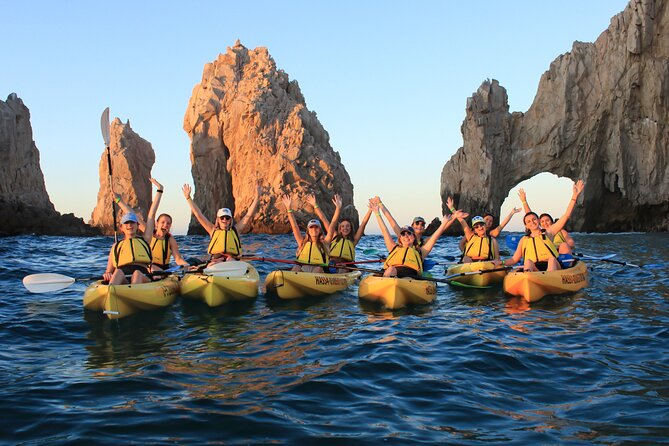 Kayak Expedition to the Arch of Cabo San Lucas, Lovers Beach & Snorkel - Neptune’s Finger and the return paddle back to Empacadora