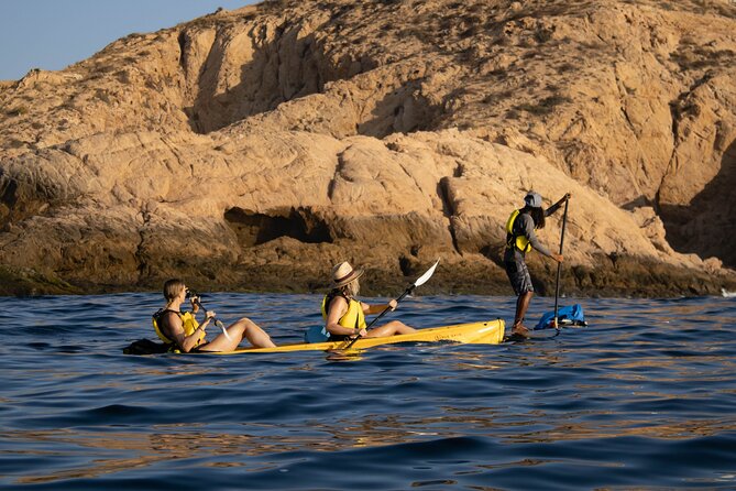 Kayak from Viudas Beach to Chileno Bay & Snorkel + Beach Time - Stop 1: Playa Las Viudas paddling, Bay of Santa Maria, and La Bufadora views