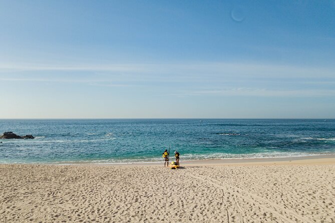 Kayak from Viudas Beach to Chileno Bay & Snorkel + Beach Time - The small-group feel, with Josué and driver Sacha setting the tone