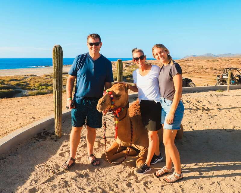 Los Cabos: 2 in 1 Combo Tour - The camel or horseback hour: Pacific beach time on the sand