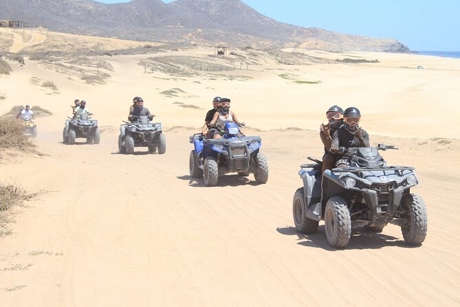 Los Cabos Beach & Desert Tour in Automatic ATV + Tequila Tasting - Where the extra costs show up: insurance, park entry, and pushy moments