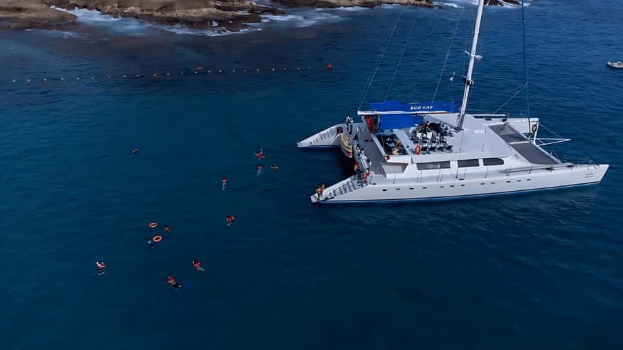 Los Cabos Catamaran: Iconic Sunset Cruise with Drinks & DJ - Lily Pad mat time, plus simple safety and comfort tips