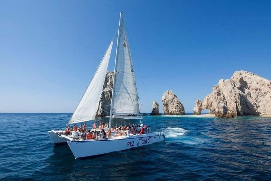 Los Cabos: Catamaran Whale Watching Cruise - The Arch of Cabo San Lucas, seen the way most people never do