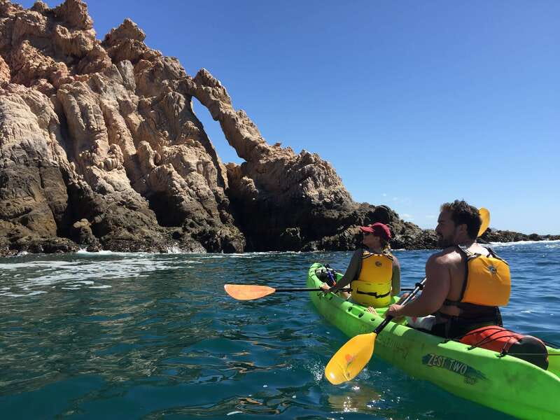 Los Cabos: Kayaking and Snorkeling in Two Pristine Bays - The Scenic Paddle Around the Point: Caves, Cliffs, and Splashing Waves