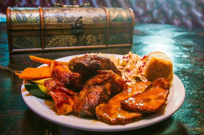 Los Cabos: Pirate Ship Sunset Cruise & Show with Dinner - Dinner on board: BBQ ribs, chicken, pork, and sides that fill you up