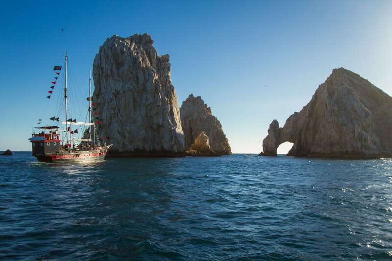 Los Cabos: Pirate Ship Sunset Cruise & Show with Dinner - Boarding at Dock Zero and the covered La Terminal wait