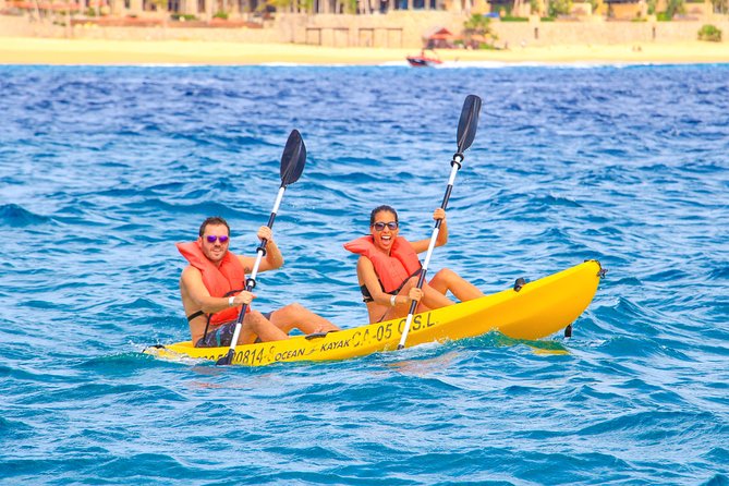 Los Cabos Power snorkel Adventure, Kayaking and Stand-Up Paddle - San Jose del Cabo pickup and the marina start at Cabo San Lucas