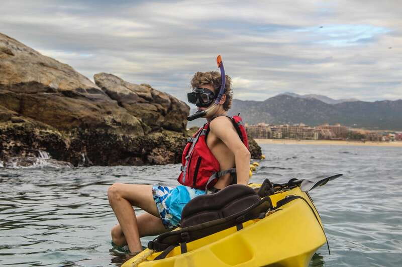 Los Cabos: Private Kayaking and Snorkeling Tour at the Arch - Pelican Rock snorkeling, where you can see the fish up close