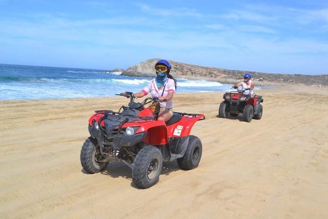 Los Cabos Single or Double ATV Beach and Desert Tour - The ATV you get: semi-automatic singles vs automatic Polaris doubles