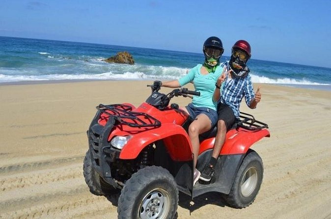 Los Cabos Single or Double ATV Beach and Desert Tour - Safety gear and instruction that actually help