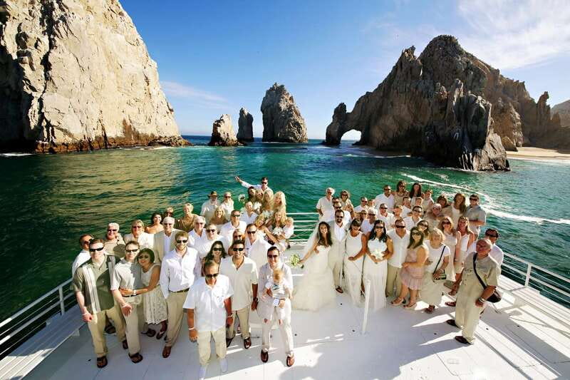 Los Cabos: Sunset Dinner Cruise with Transportation - Dinner onboard: tacos, open bar drinks, and the music energy
